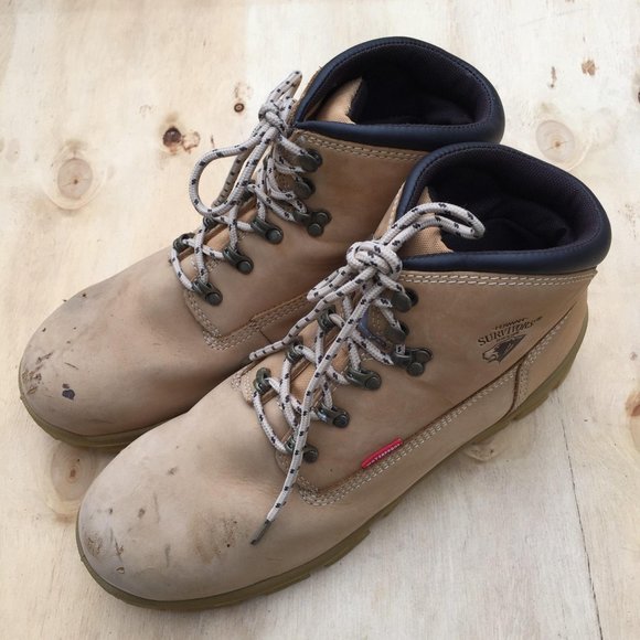 Men\'s Survivors Water Proof Work Brown Size 12W main image 8